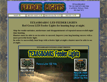 Tablet Screenshot of feederlights.com